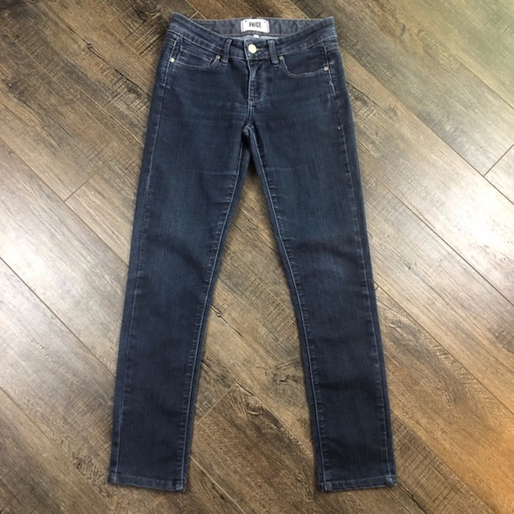 PAIGE Skinny Blue Jeans Pants Denim ((size 24))